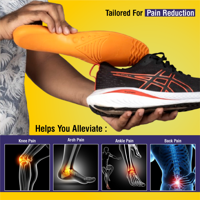 Solecraft Heavy Duty Arch Support insole ( Semi rigid support )